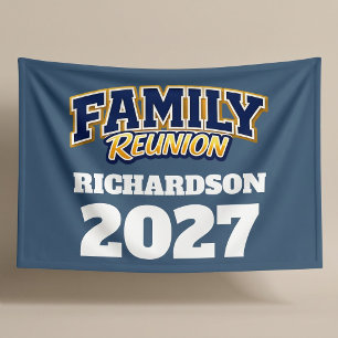 Familientreffen Benutzerdefinierter Name Jahr Banner