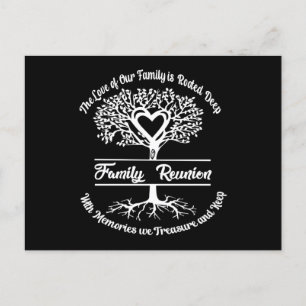Familientreffen Die Liebe unserer Familie Postkarte