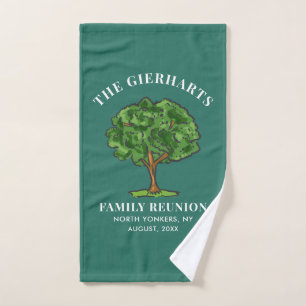 Familientreffen Genealogie Cousins treffen sich Handtuch