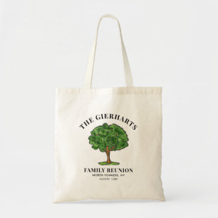 Familientreffen Genealogiebaum Cousins treffen sic Tragetasche