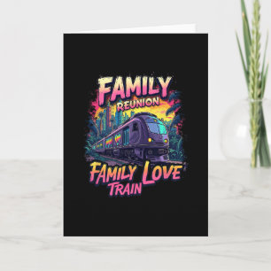 Familientreffen Love Train Team Treffen Reise Karte
