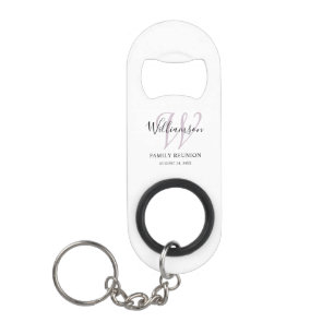 Familientreffen-Monogramm Einfach Mini Flaschenöffner