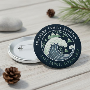 Familientreffen-Motiv Mountains Lake ID1317 Button