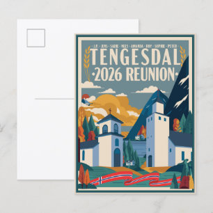 Familientreffen Tengesdal 2026 Postkarte