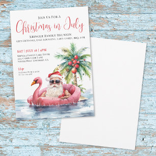 Familientreffen Weihnachten im Juli Einladung