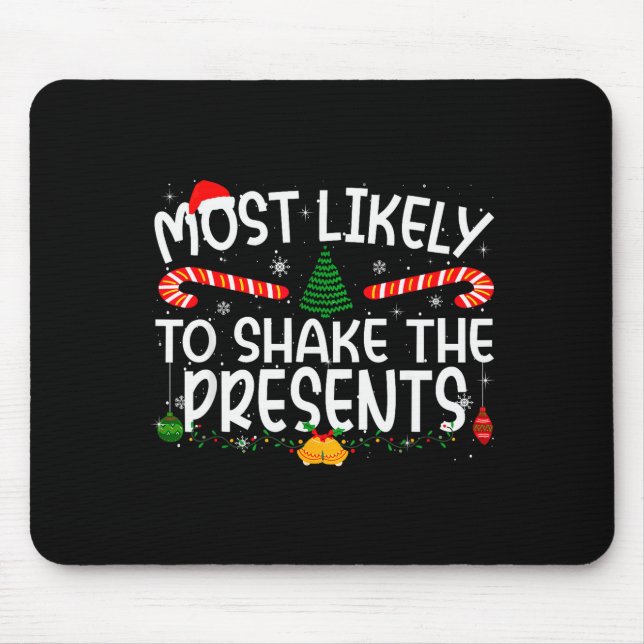 Familienübereinstimmung Weihnachten Am Ehessten Wa Mousepad (Vorne)