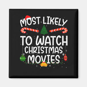 Familienübereinstimmung Weihnachten Am Wahrscheinl Magnet