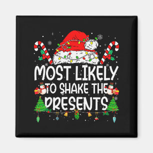 Familienübereinstimmung Weihnachten höchstwahrsche Magnet
