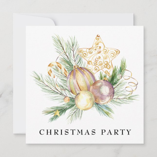 *~* Familienunternehmen AP20 STAR Weihnachtsfest P Einladung (Vorderseite)