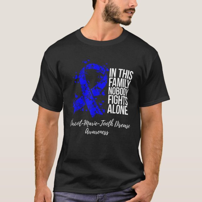 Familienunterstützung Charcot Marie Tooth Disease  T-Shirt (Vorderseite)