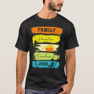 Familienurlaub 2022 Palm Tree Florida Fort Myers T-Shirt