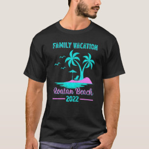 Familienurlaub 2022 Vintager Stil Honduras Roatan T-Shirt