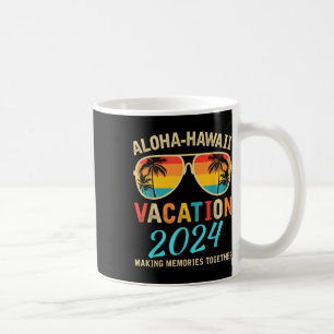 Familienurlaub 2024 Aloha Hawaii Hawaiian Matchin Kaffeetasse