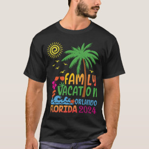 Familienurlaub 2024 Orlando Urlaub Reise 2024 T-Shirt