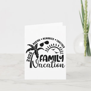 Familienurlaub 2025 Beach Matching Family Sommer Karte