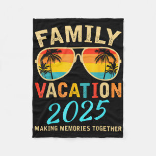 Familienurlaub 2025 Beach Matching Sommerurlaub Fleecedecke