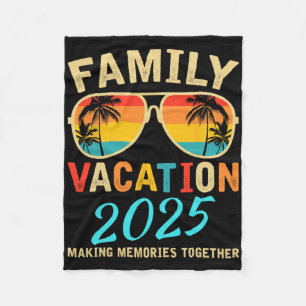Familienurlaub 2025 Beach Matching Sommerurlaub Fleecedecke