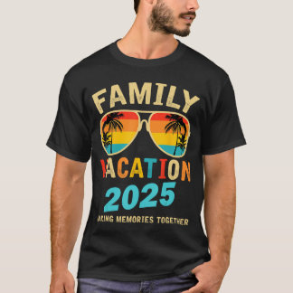 Familienurlaub 2025 Beach Matching Sommerurlaub T-Shirt