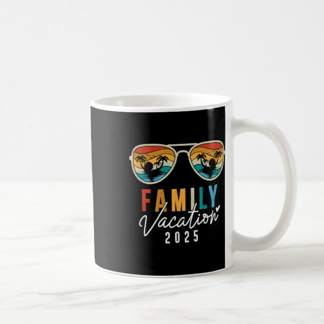 Familienurlaub 2025 Beach Sommer Männer Frauen Kin Kaffeetasse (Rechts)