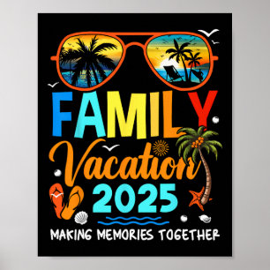 Familienurlaub 2025 Erinnerungen Schaffen Familien Poster