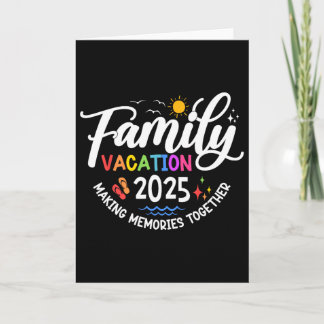 Familienurlaub 2025 Gemeinsam Erinnerungen Schaffe Karte