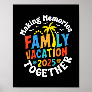 Familienurlaub 2025 passende Familienzusammenkunft Poster