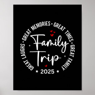 Familienurlaub 2025 passende Sommergruppe Poster