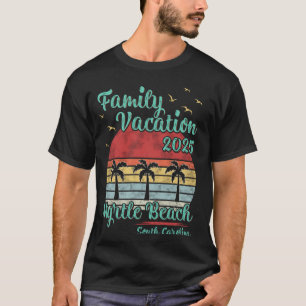 Familienurlaub 2025 South Carolina Myrtle Beach V T-Shirt