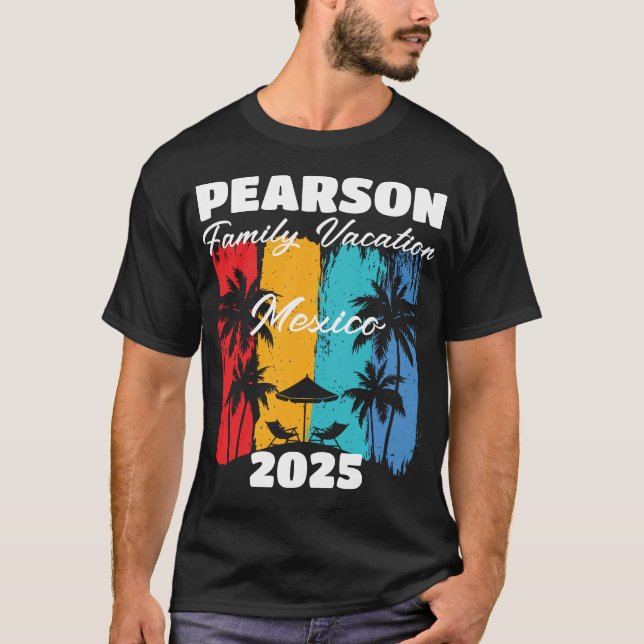 Familienurlaub 2025 T-Shirt (Vorderseite)
