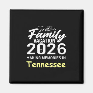 Familienurlaub 2026 Erinnerungen Tennessee Sommer Magnet