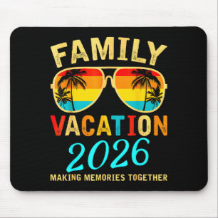 Familienurlaub 2026 Strand passend Sommerferien Mousepad
