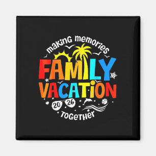 Familienurlaub 2026 Strand passende Familie Sommer Magnet