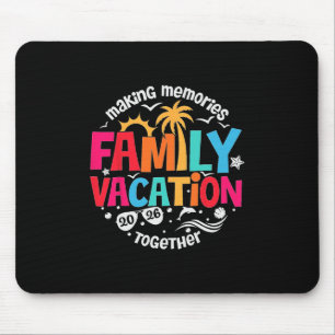 Familienurlaub 2026 Strand passende Familie Sommer Mousepad