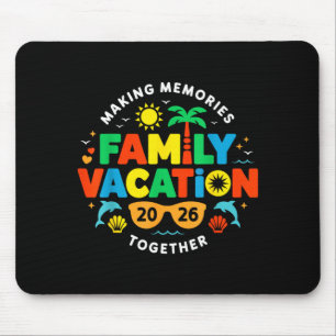 Familienurlaub 2026 Strand passende Familie Sommer Mousepad