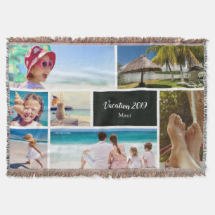 Familienurlaub 7 Foto Keepake, Schwarz Decke