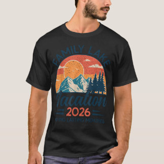 Familienurlaub am See 2026 Camping Lake T-Shirt