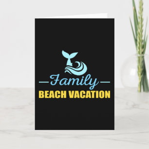 Familienurlaub am Strand Karte