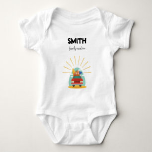 Familienurlaub am Strand Matching Baby Strampler