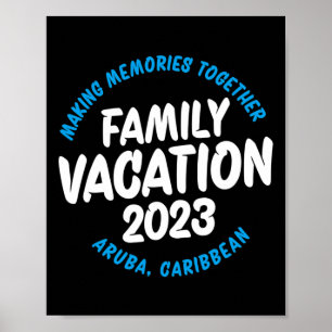 Familienurlaub Aruba 2023 Poster