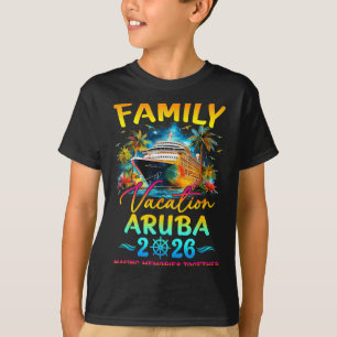 Familienurlaub Aruba 2026 Matching-Gruppe Sommer T-Shirt
