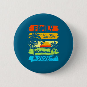 Familienurlaub Bahamas Sommerurlaub Design Button
