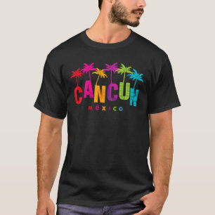 Familienurlaub Cancun Mexico 2024 Beach Group Summ T-Shirt