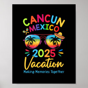 Familienurlaub Cancunn Mexiko 2025 Erinnerungen sc Poster