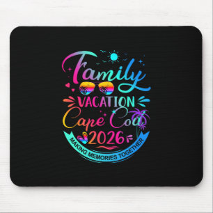 Familienurlaub Cape Cod 2026 Palmbaum-Geschenk Mousepad