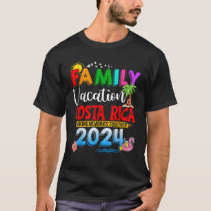 Familienurlaub Costa Rica 2024 Erinnerungen machen T-Shirt