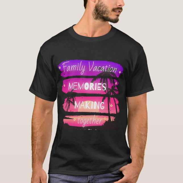 Familienurlaub Erinnerungen gemeinsam 2023 Shir T-Shirt (Vorderseite)