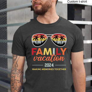Familienurlaub Erinnerungen zusammenführen T-Shirt