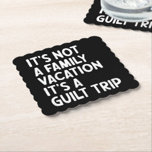 Familienurlaub Es ist eine Gildenreise, die sich m Untersetzer