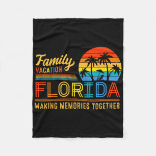 Familienurlaub Florida Erinnerungen machen Sommert Fleecedecke