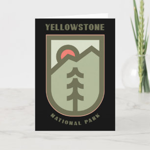 Familienurlaub-Geschenk - Yellowstone-Nationalpark Karte
